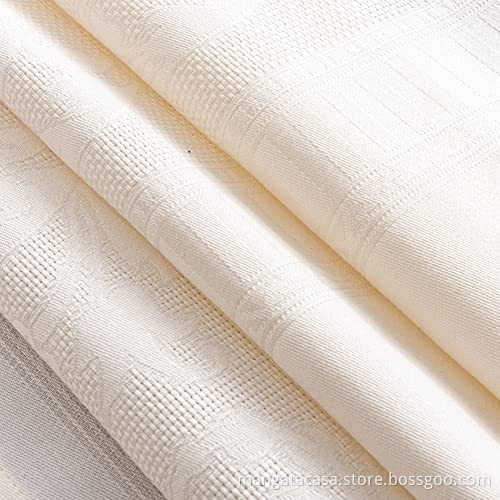 Rectangular jacquard Tablecloth for wedding
